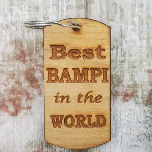 Best Bampi In The World Keyring