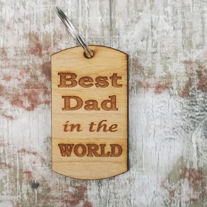 Best Dad In The World Keyring