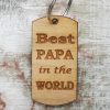 Best Papa In The World Keyring
