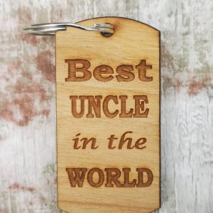 Best Uncle In The World Keyring