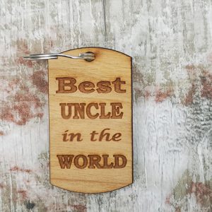 Best Uncle In The World Keyring