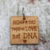 Dad Keyring Wood Gift