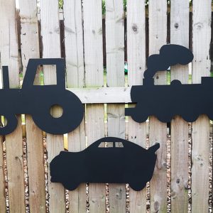 Automobile Chalkboard Set (Outdoor + Indoor)