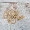 Gold GLitter Birhtday Cake Topper